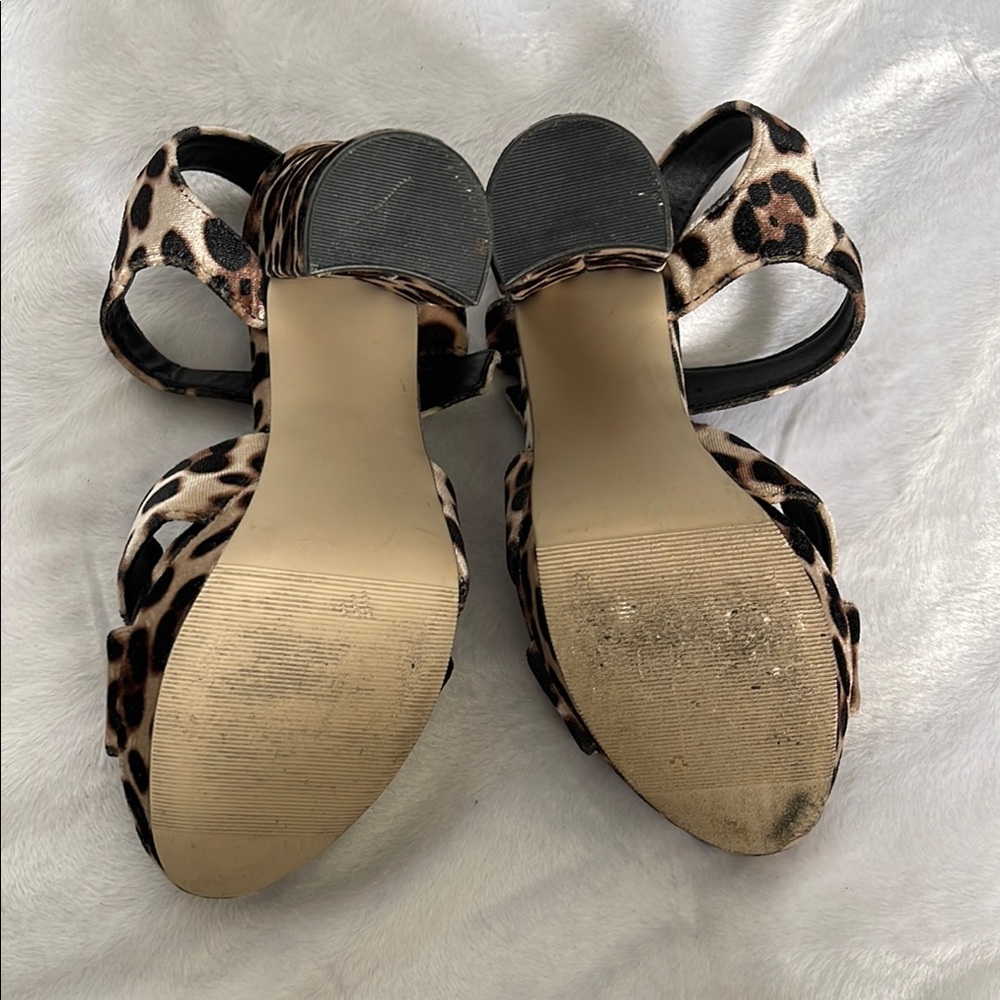 animal print block platform heel size 7 - Picture 7 of 10
